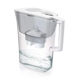 Laica Jarra filtrante Prime Line Spring blanca J51-CA capacidad 3L con indicador manual desmontable